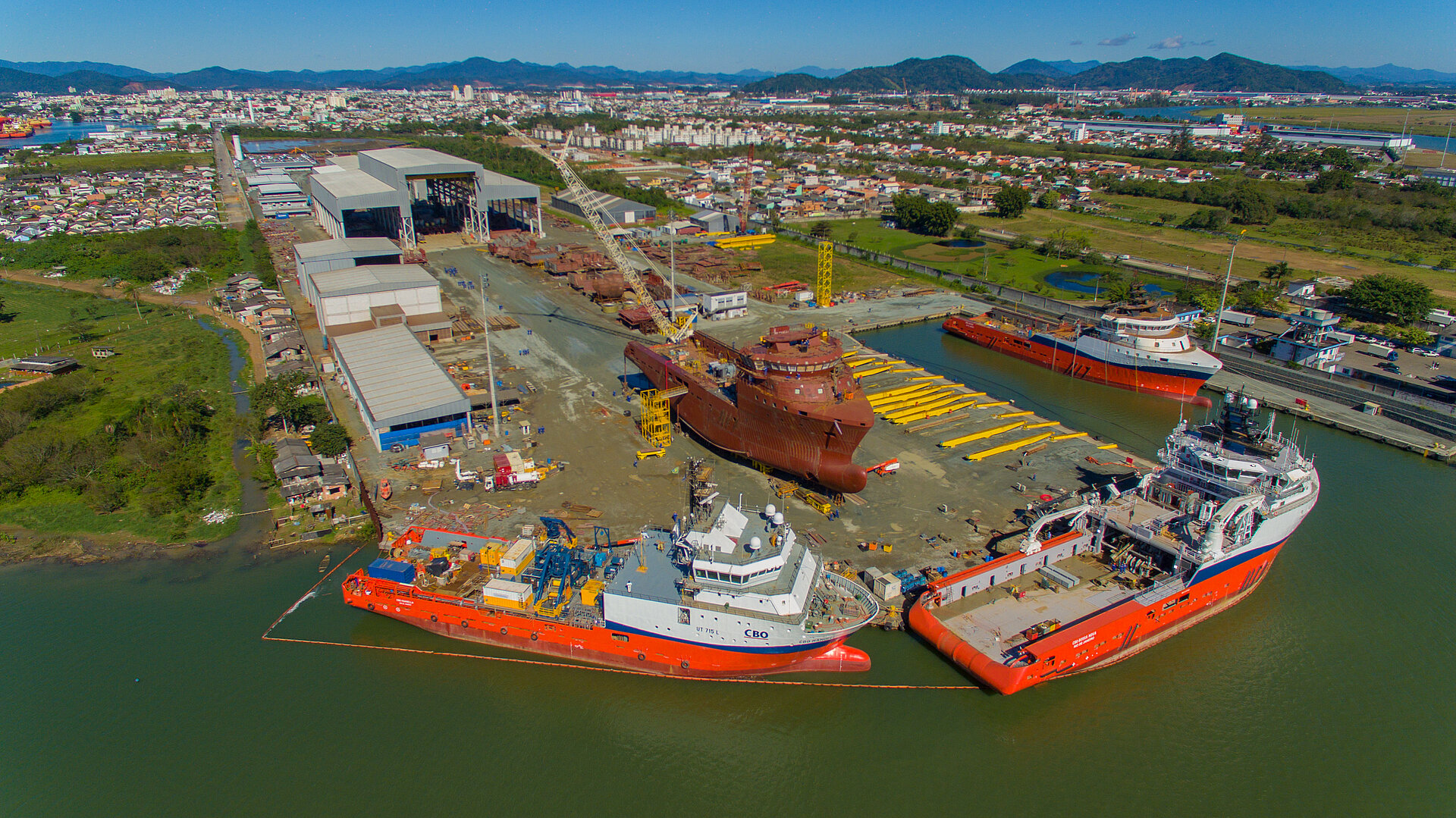 Auf der Oceana-Werft will TKMS die vier Fregatten der Tamandaré-Klasse für die brasilianische Marine bauen