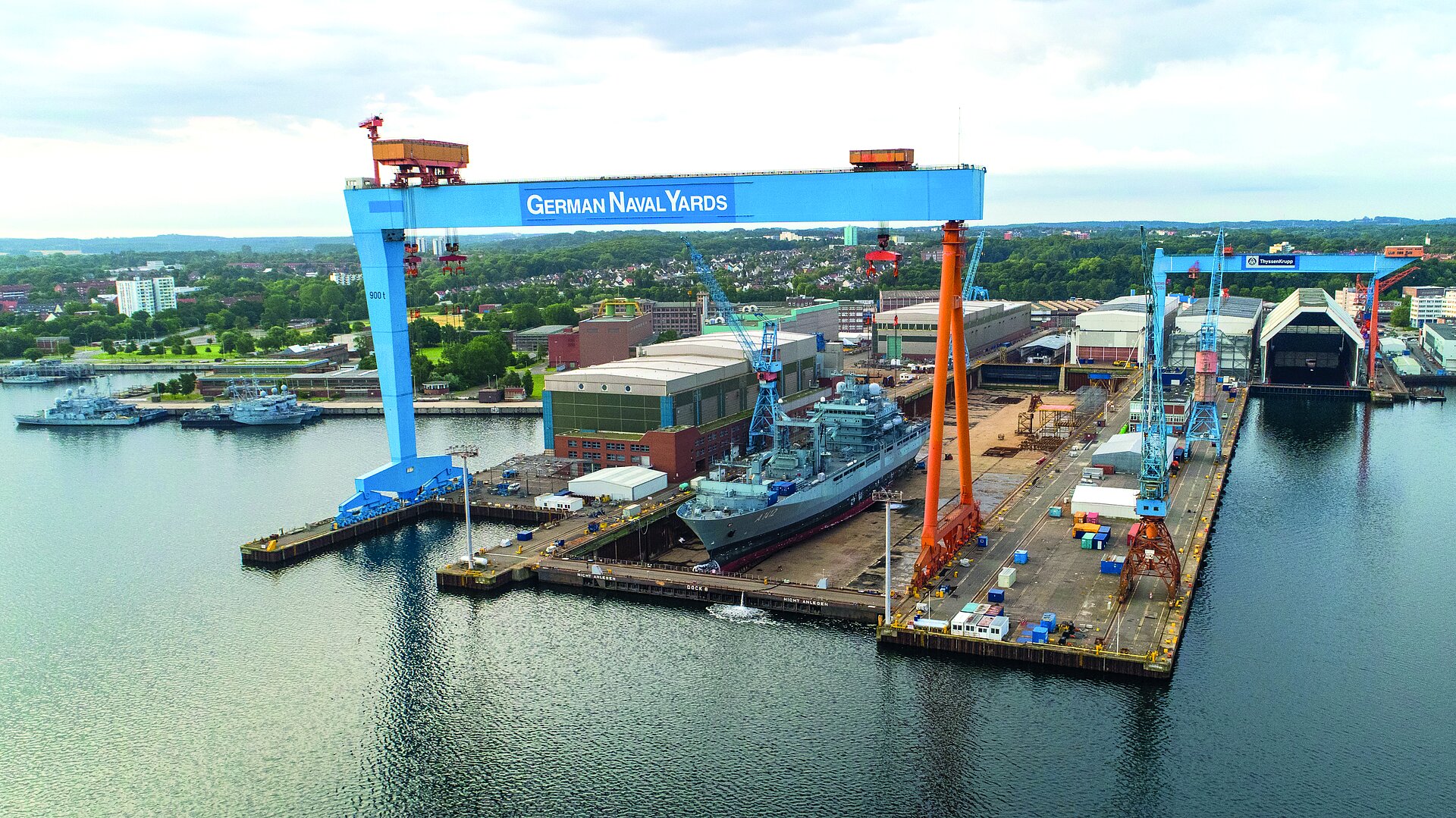 German Naval Yards Kiel und die Bremer Lürssen-Gruppe schließen sich für den Marineschiffbau zusammen