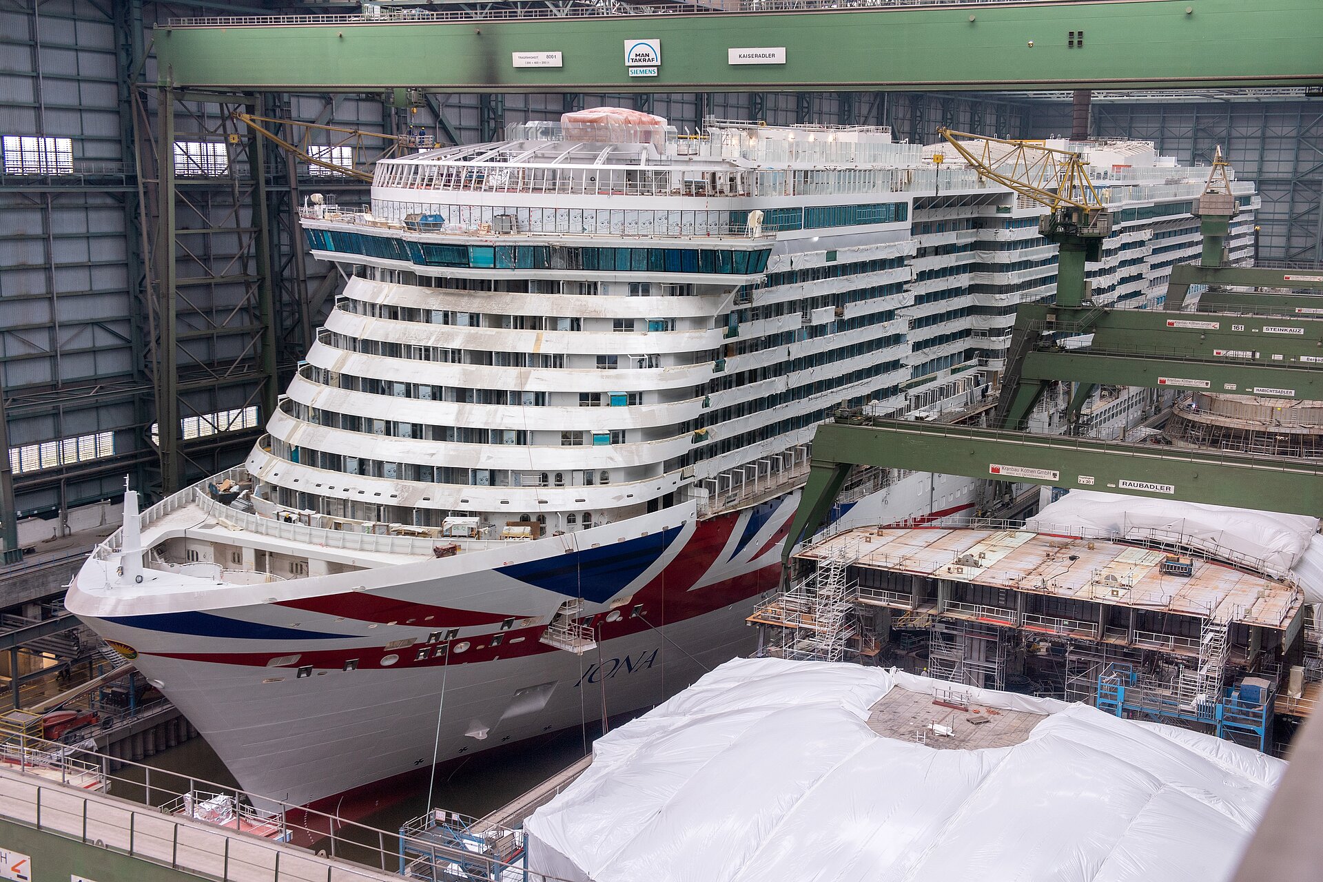 Die Meyer Werft führt Kurzarbeit ein