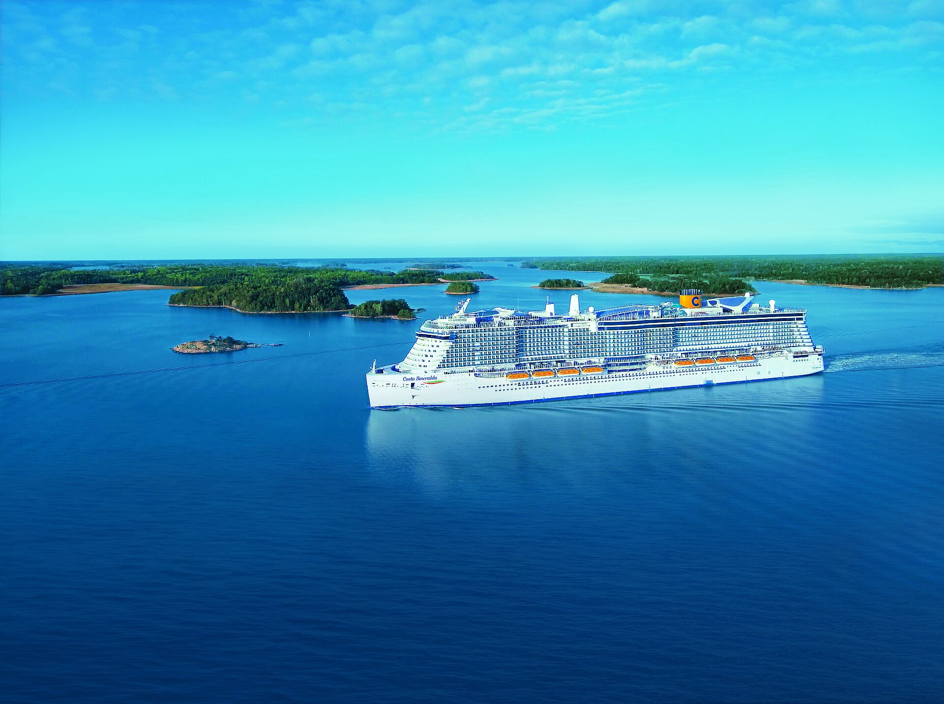 Die LNG-betriebene „Costa Smeralda“ gehört zur Helios-Klasse und wurde von Meyer Turku gebaut (Quelle: Costa Crociere)