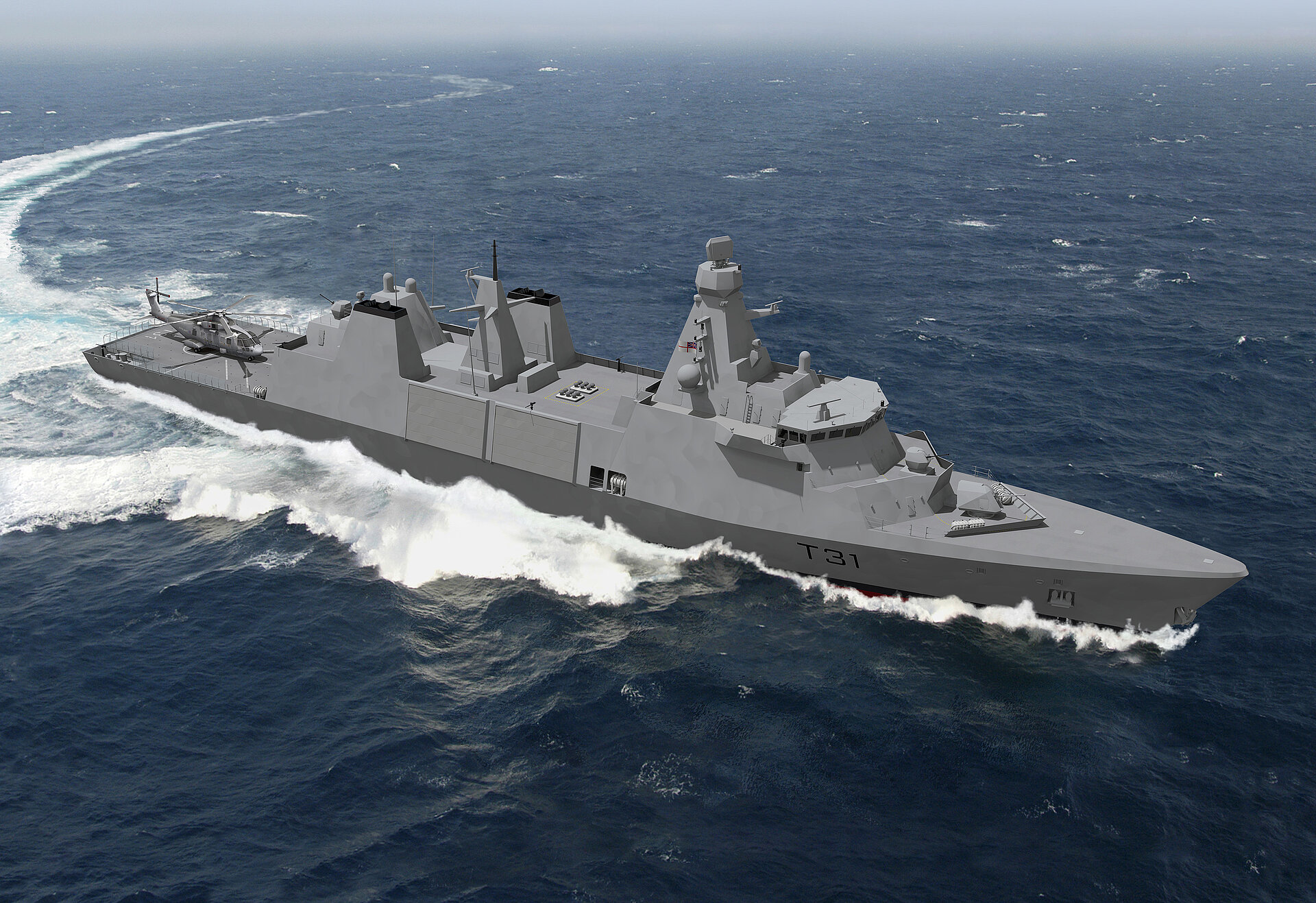 Babcock baut die Fregatten des Typs 31 für die Royal British Navy mit Antriebstechnik von MAN Energy Solutions