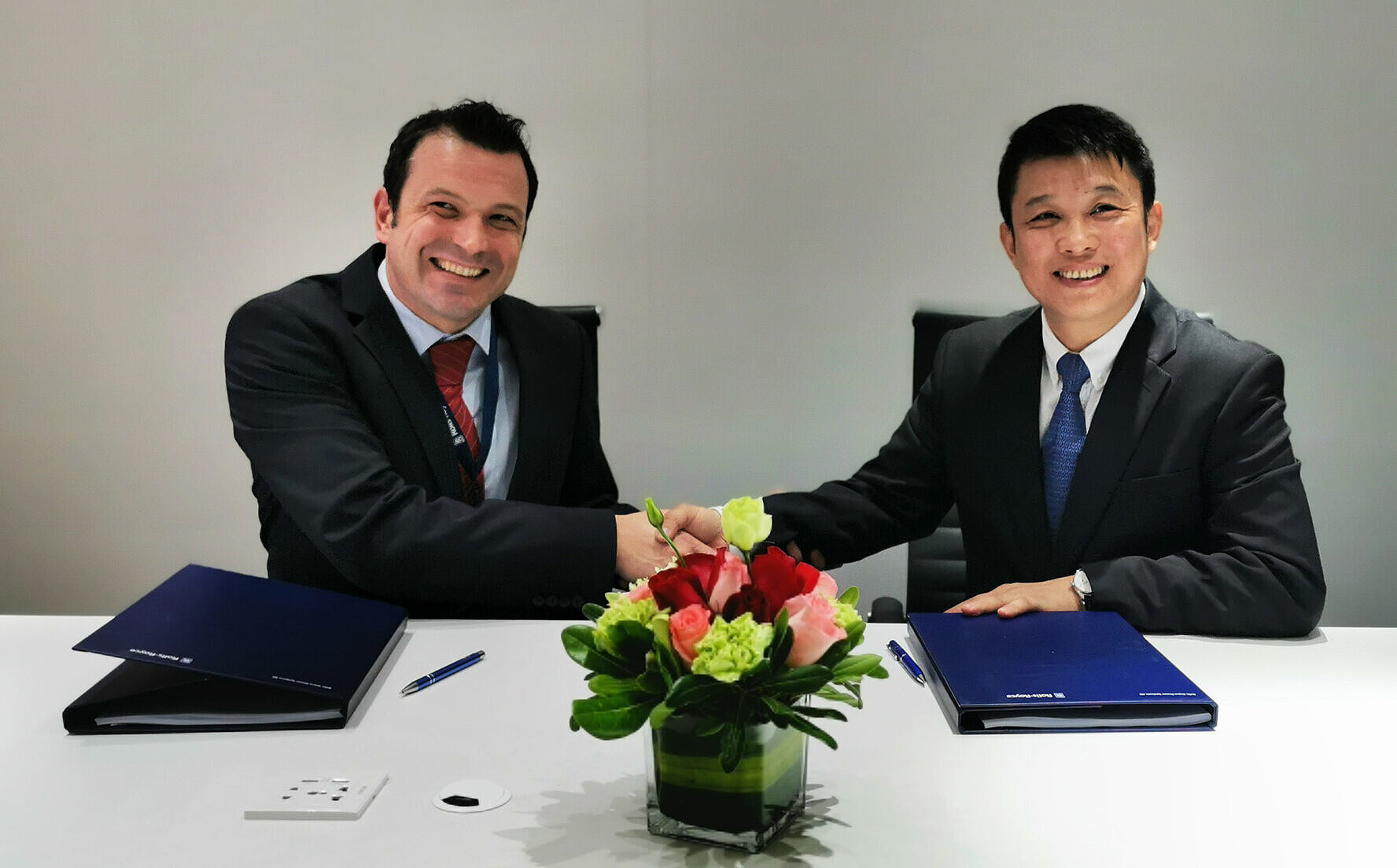 Tobias Ostermaier und Thomson Tang Tobias Ostermaier und Thomson Tang