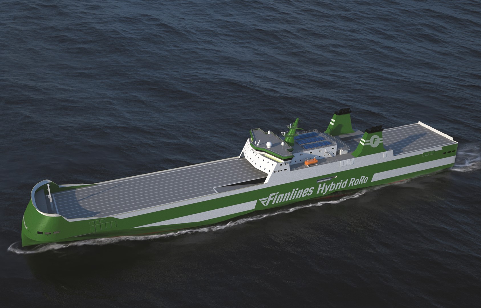 Zweitakt Motoren F r Finnische Hybrid RoRo F hren Schiff Hafen