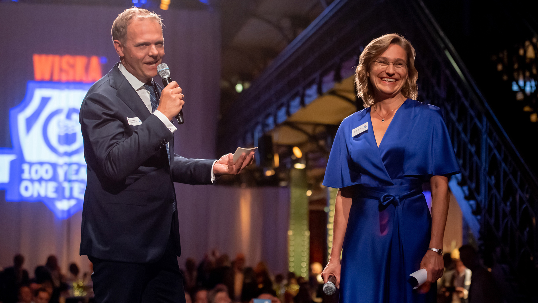 Ronald Hoppmann und Tanja Hoppmann feiern 100-jähriges WISKA-Jubiläum